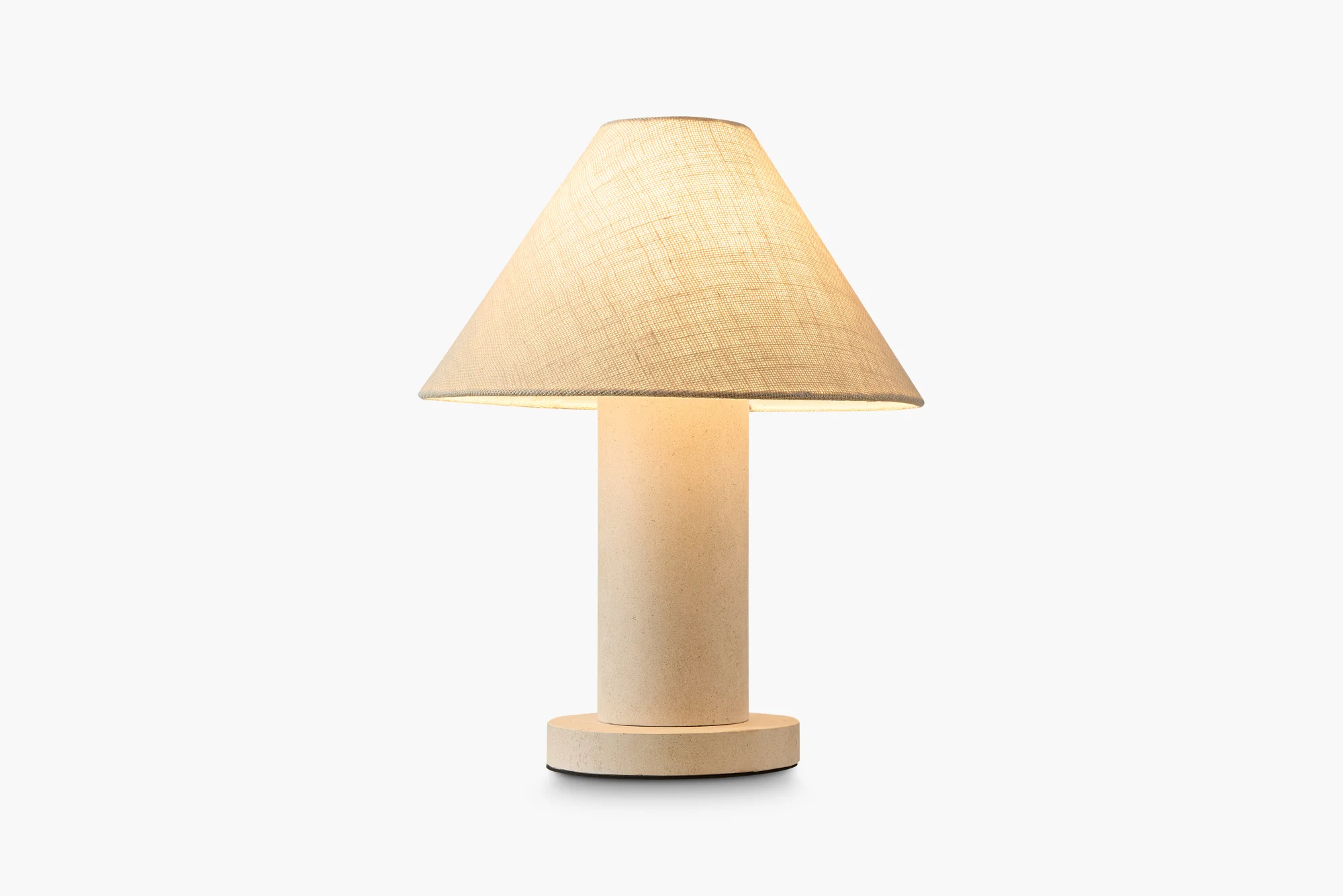 Natural Linen Paton Table Lamp - Image 3