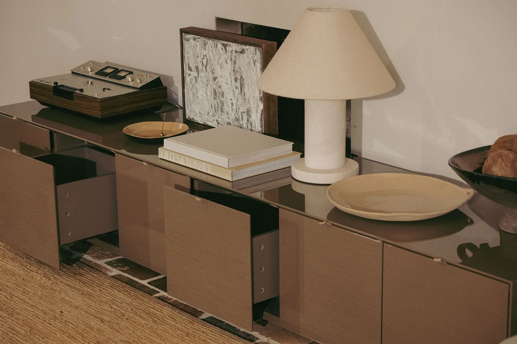 Natural Linen Paton Table Lamp - Image 4