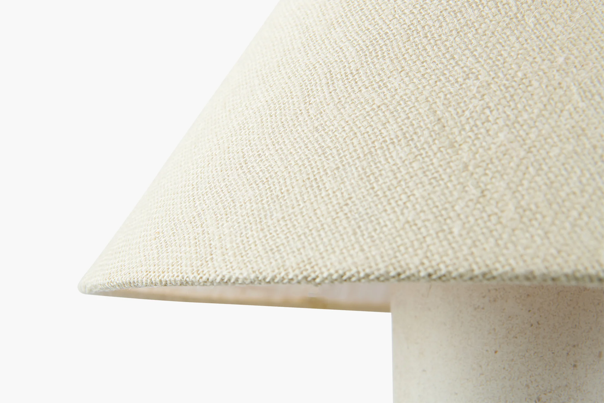 Natural Linen Paton Table Lamp - Image 8