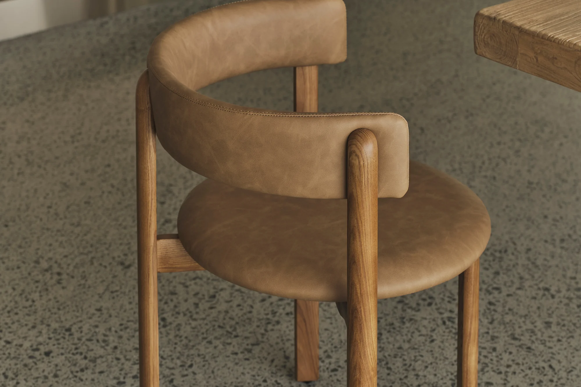 Tan Bellino Dining Chair - Image 5